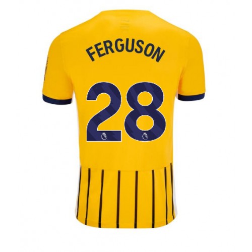 Moški Nogometni dresi Brighton Evan Ferguson #28 Gostujoči 2024-25 Kratek Rokav